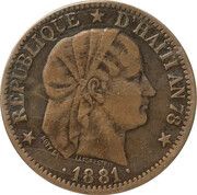 1 Centime obverse image