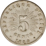 5 Centimes obverse image