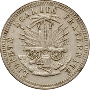 5 Centimes reverse image