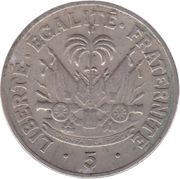 5 Centimes reverse image