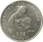 5 Centimes FAO reverse image