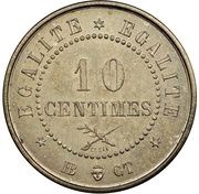 10 Centimes Essai reverse image