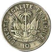 10 Centimes reverse image