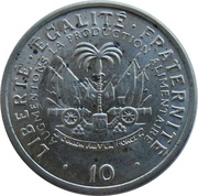 10 Centimes FAO, Haiti, 1975-1983 reverse image