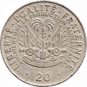 20 Centimes FAO reverse image