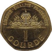 1 Gourde, Haiti, 1995-2018 reverse image