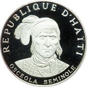 10 Gourdes Osceola Seminole obverse image