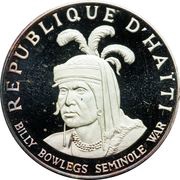 10 Gourdes Billy Bowlegs Seminole War obverse image