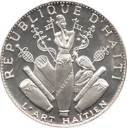 25 Gourdes Haitian Art obverse image
