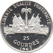 25 Gourdes Haitian Art, Haiti, 1967-1970 reverse image