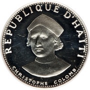 25 Gourdes Christopher Columbus obverse image