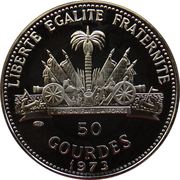 50 Gourdes Woman and Child, Haiti, 1973-1974 reverse image