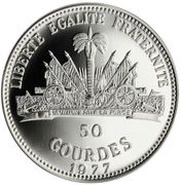 50 Gourdes Human Rights reverse image