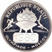 50 Gourdes 1980 Moscow Olympics obverse image