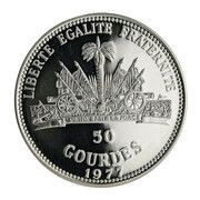 50 Gourdes European Market, Haiti, 1977-1978 reverse image
