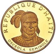 100 Gourdes Osceola Seminole obverse image