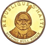 100 Gourdes Sitting Bull Sioux obverse image