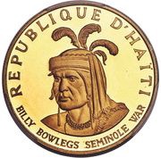 100 Gourdes Billy Bowlegs Seminole War obverse image