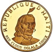 100 Gourdes Red Cloud Oglala Sioux obverse image