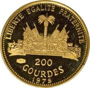 200 Gourdes International Women's Year reverse image