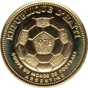 500 Gourdes 1978 World Cup obverse image