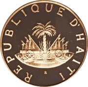500 Gourdes Papal Visit obverse image