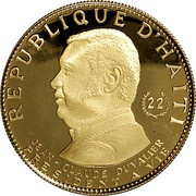 1000 Gourdes Jean-Claude Duvalier obverse image