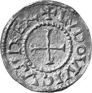 Denier - Louis II / Louis III Palace mint obverse image
