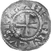 Denier - Henry I Strasbourg mint obverse image