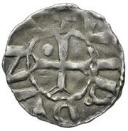 Denier - Henry I Verdun mint, Holy Roman Empire, 925-936 reverse image