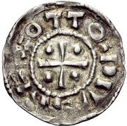 Denier - Otto I Esslingen mint obverse image