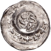 Light Denier - Frederick II and successors Eger mint obverse image