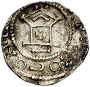 Denier - Otto I / Otto II / Otto III Mainz mint, Holy Roman Empire, 962-1002 reverse image