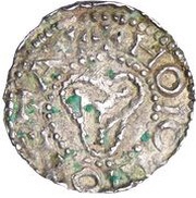 Denier - Otto I Huy mint; bust, Holy Roman Empire, 962-973 reverse image