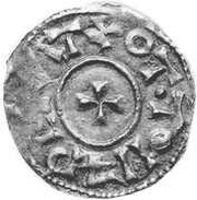 Denier - Otto I Zurich mint obverse image