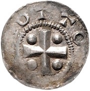Denier - Otto II / Otto III Speyer mint obverse image