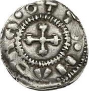Denier - Otto II Strasbourg mint obverse image