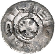 Denier - Otto III Magdeburg mint obverse image