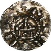 Denier - Otto III Strasbourg mint, Holy Roman Empire, 983-1002 reverse image
