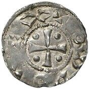 Denier - Otto III Deventer mint obverse image