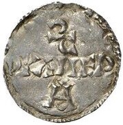 Denier - Otto III Deventer mint, Holy Roman Empire, 983-1002 reverse image
