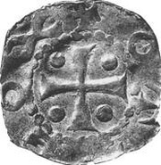Denier - Otto III Trier mint obverse image