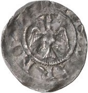 Denier - Otto III Andernach mint; eagle, Holy Roman Empire, 983-1002 reverse image