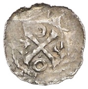 Denier - Otto III Trier mint; temple obverse image