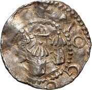 Denier - Otto III Mainz mint, Holy Roman Empire, 996-1002 reverse image