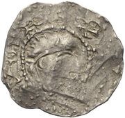 Denier - Henry II Huy mint obverse image