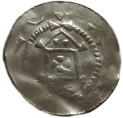 Denier - Henry II Mainz mint obverse image