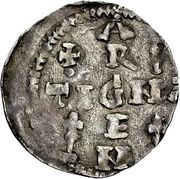 Denier - Henry II Strasbourg mint, Holy Roman Empire, 1002-1024 reverse image