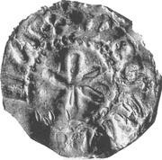 Denier - Henry II Maastricht mint, Holy Roman Empire, 1002-1024 reverse image