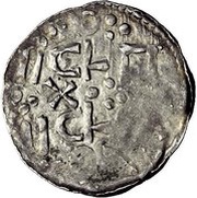 Denier - Henry II / Henry III Esslingen mint, Holy Roman Empire, 1002-1056 reverse image